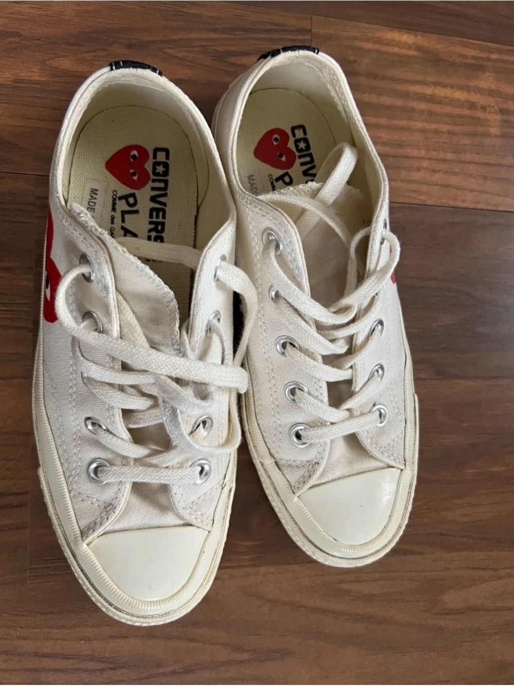 Pre-owned Converse x PLAY Comme des Garçons Chuck 70 Women’s Size 6